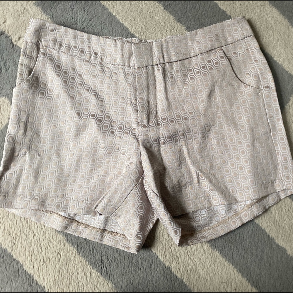 Size 8 Geometric Honeycomb Print Shorts
